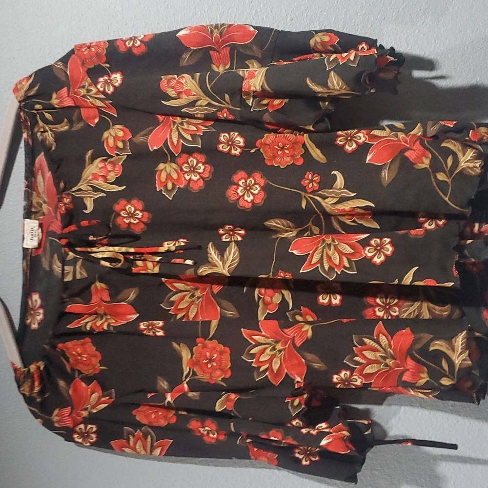 Boho Sheer Flower top